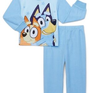 Bluey Cartoon Character Kids 2-piece Pajama Set size 2